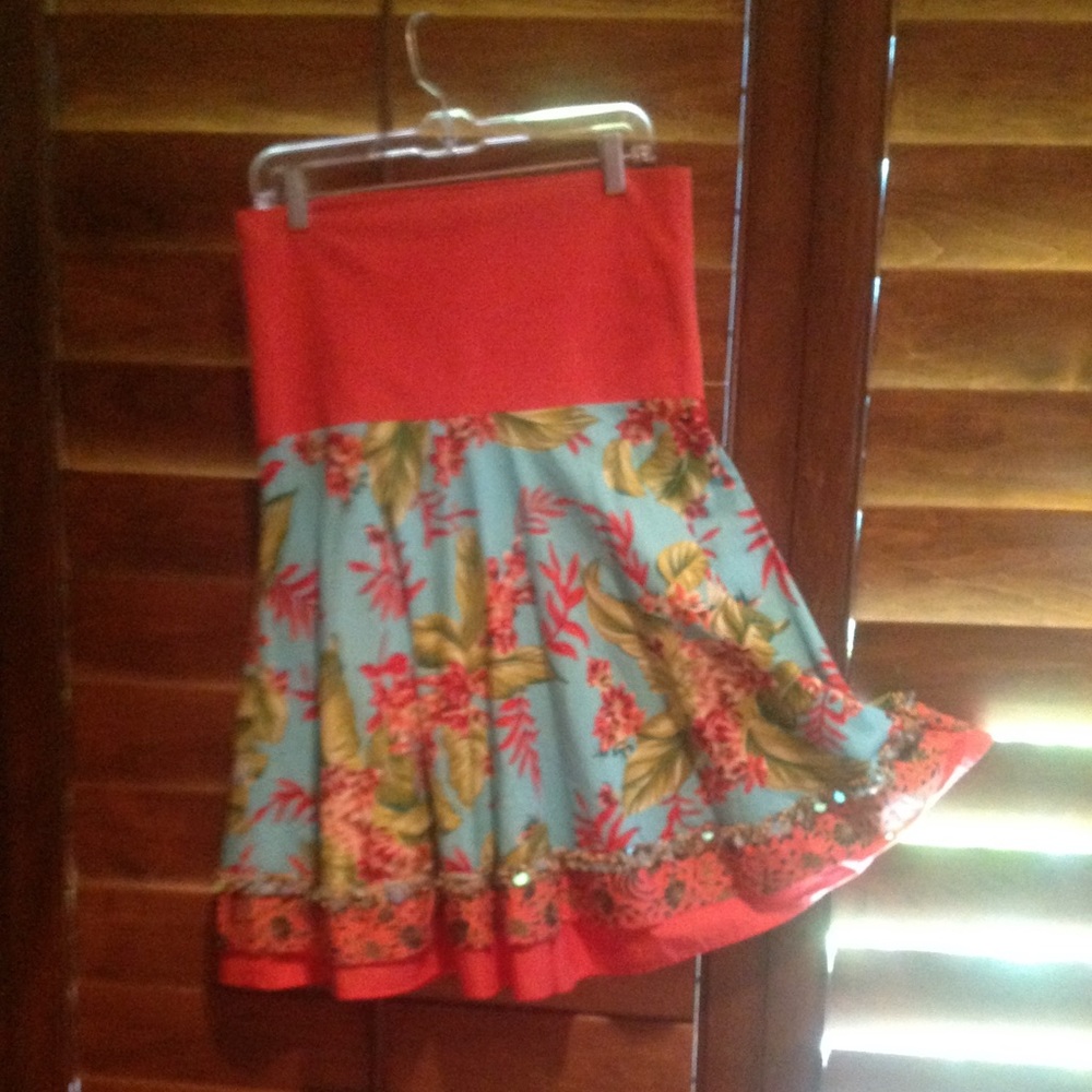 Knee length skirt